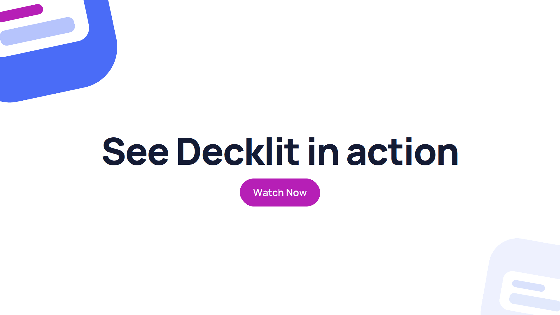 See Decklit in action